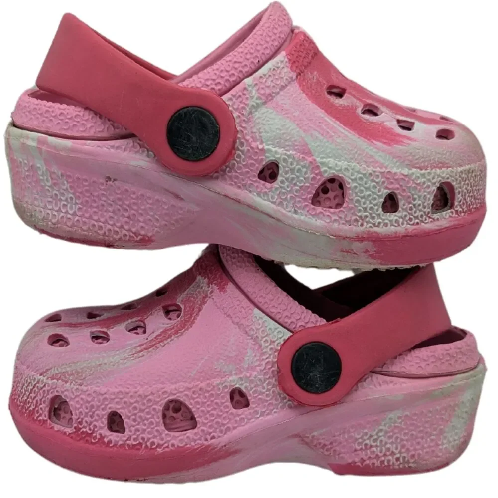 Kids Pink EVA Sandals Size Toddler 5